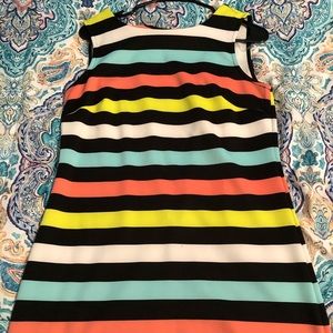 Striped Scuba Dress